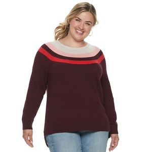 Cozy striped sweater